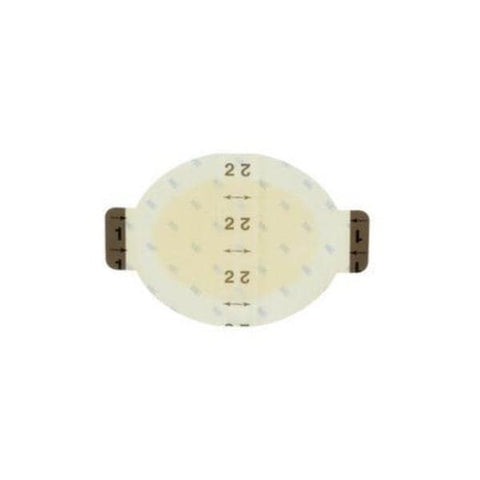 3M Medical Products Tegaderm Hydrocolloid Dressing 4x4-3/4" Sterile Oval Thin Adhesive Trans Abs LF, 10 BX/CA - 90021