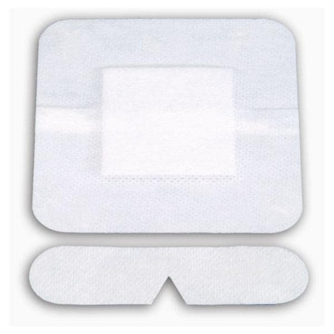Deroyal Industries Inc Covaderm Plus V.A.D. PU Flm Vascular Access Dressing 4x4 MltLyr Strl NAdhr LF, 8 BX/CA - 46-405