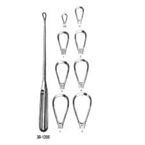 Miltex-Integra Miltex -Greene Uterine Curette Stainless Steel Each 30-1255-4