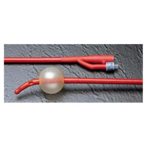 Bard Medical Division Lubricath 2-Way Foley Catheter Medium Coude Olive Tip Hydrogel Coated 24Fr - 0103L24