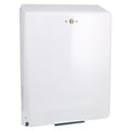 Georgia Pacific -PRO SERIES C-Fold / Multifold Towel Dispenser White Plastic 300 C-Fold/600 Multifold/Big Fold Package Wall Mount Covered Key-Lock Design Each 56601