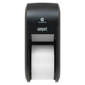 Georgia Pacific -Compact Tissue Dispenser Translucent Smoke Grey Plastic For Vertical Double Roll Each 56790A