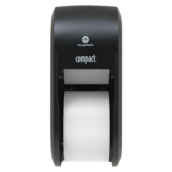 Georgia Pacific -Compact Tissue Dispenser Translucent Smoke Grey Plastic For Vertical Double Roll Each 56790A