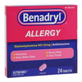Johnson & Johnson Consumer Benadryl Allergy Oral Ultratabs 25mg 24/Box, 24 BX/CA - 531703100