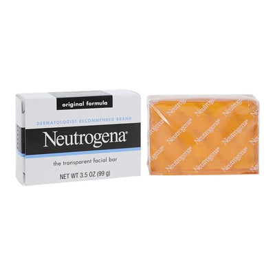 J&J Sales & Logistics Co Neutrogena Original Gentle Cleansing Soap Glycrn Trans Hyplrgnc Fcl 3.5oz/Ea, 24 EA/CA - 680101000