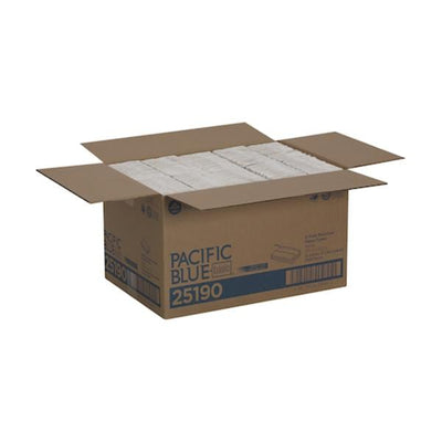 Georgia Pacific -Pacific Blue Basic C-Fold Towel 40% Recycled Fiber 1 Ply 10 in x 13 in White 2400/Case 25190