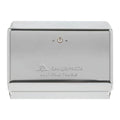 Georgia Pacific -Space Saver PRO SERIES Manual Towel Dispenser Chrome Steel 275 Multifold Wall Mount Covered Key-Lock Design Each 54720