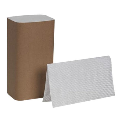 Georgia Pacific -Pacific Blue Basic Single Fold Towel Single Fold Disposable 40% Recycled Fiber 1 Ply 9.25 in x 10.25 in White 16Pk/Case 20904