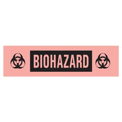 Precision Dynamics Corp. Label Biohazard Tape Red 2x1/2" 500/Rl 500/Rl - WTBH-212