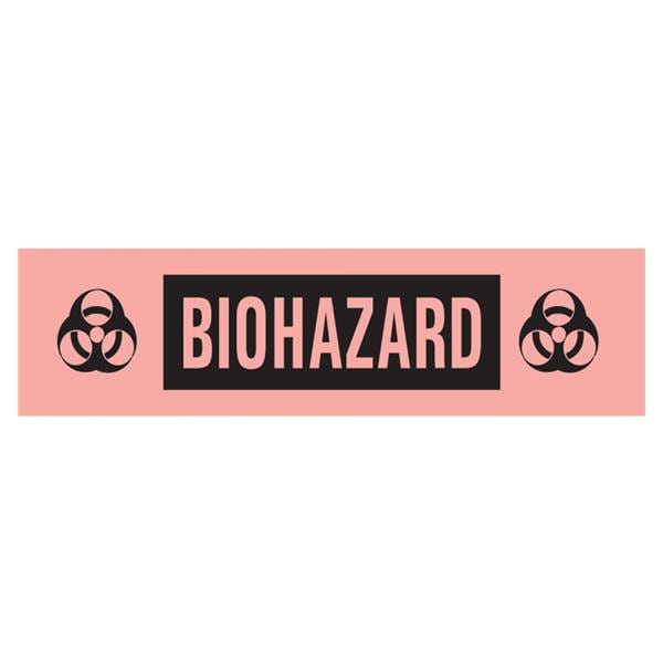 Precision Dynamics Corp. Label Biohazard Tape Red 2x1/2" 500/Rl 500/Rl - WTBH-212