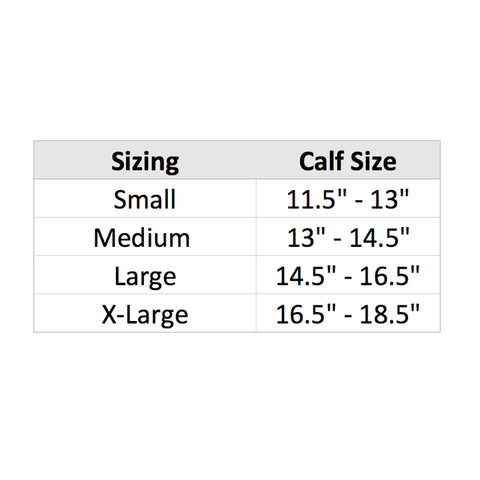 3D Flat Premium Calf Support