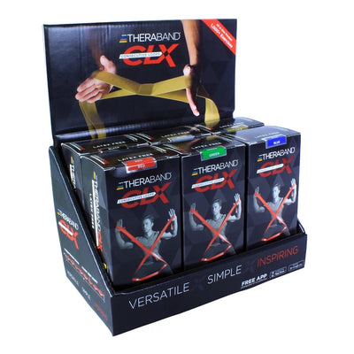 THERABAND CLX Consecutive Loops Countertop Display Kit (Packaging - Each)