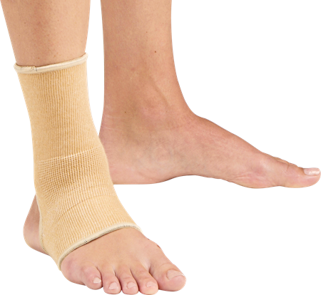 DEROYAL ELASTIC ANKLE SLEEVE (PACKAGING - EACH)