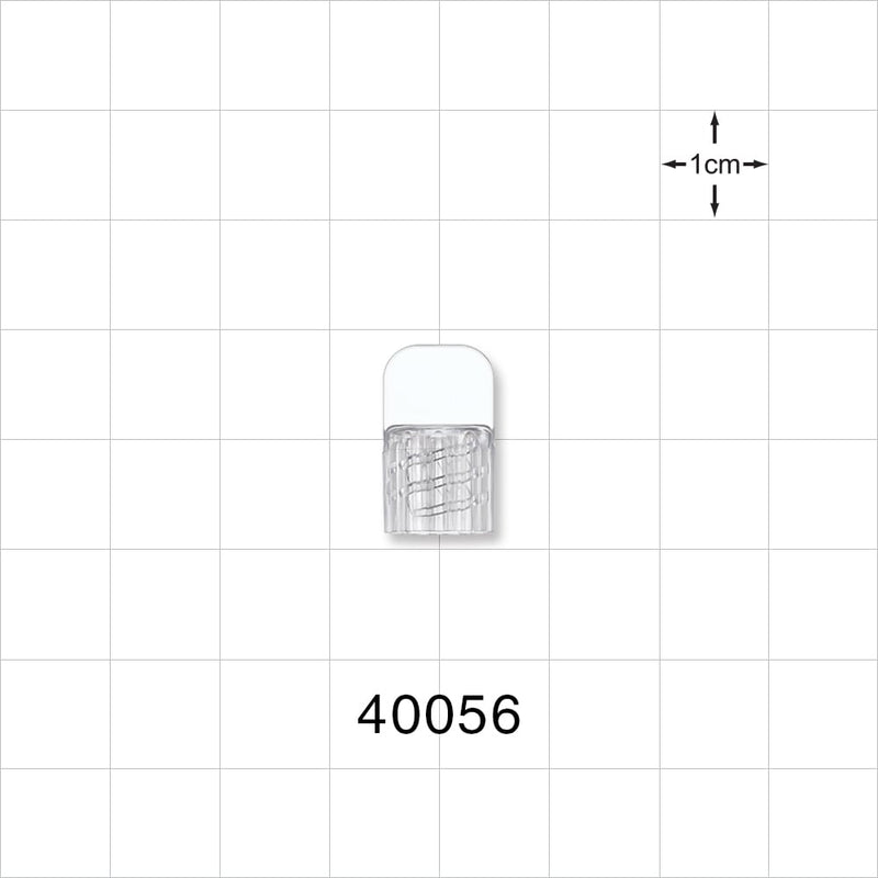 Male NRFit™ Cap, Non-Vented, Clear -  - 40056