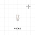 Threaded Connector, Female Luer Lock, Natural - 10-32 UNF - 40062