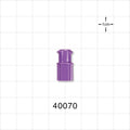 Female ENFit Connector, Purple - Fits 9 FR OD Tubing (0.118 inch, 3 mm) - 40070