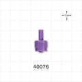 Male ENFit Connector, Purple - Fits 10 FR OD Tubing (0.13 inch, 3.3 mm) - 40076