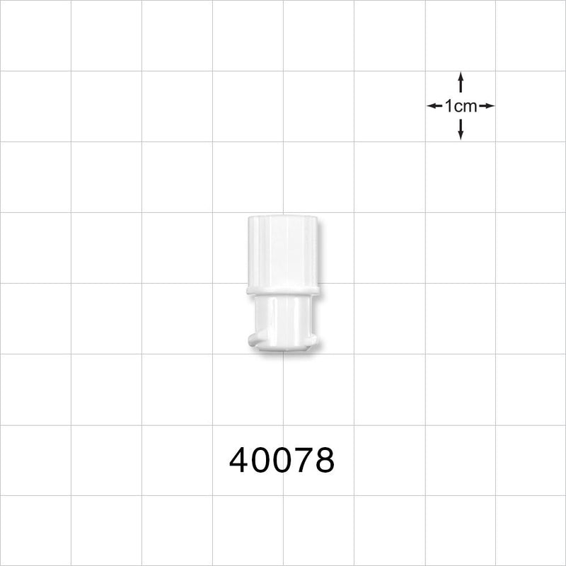Female ENFit Cap, Non-Vented, White -  - 40078