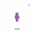 Female ENFit, Female Luer Lock Adapter, Purple -  - 40090