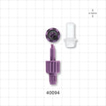 ENPlus Cross Spike, Non-Vented with Vented Cap - Fits 0.157 inch OD Tubing (4 mm) - 40094