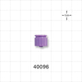 Male ENFit Cap, Non-Vented, Purple -  - 40096