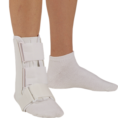 DEROYAL LEATHERETTE ANKLE BRACE (PACKAGING - EACH)