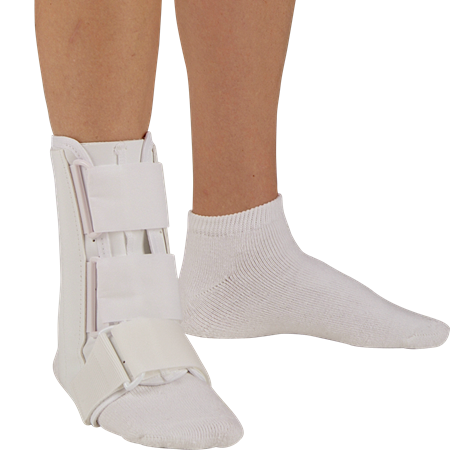 DEROYAL LEATHERETTE ANKLE BRACE (PACKAGING - EACH)