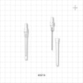 NRFit™ Neuraxial Filter Needle with Protector - 5 Micron; 19 G x 1.72 inch (43.7 mm) - 40214