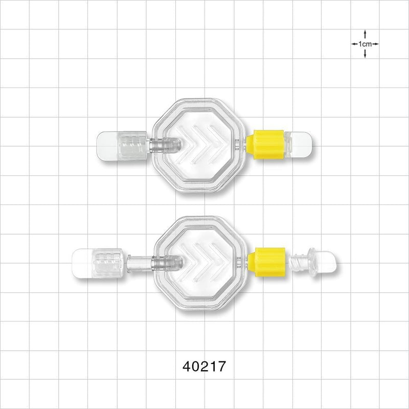 Hydrophilic Filter, NRFit™ Female Inlet, NRFit™ Male Outlet, Non-Vented Caps - 0.2 micron - 40217