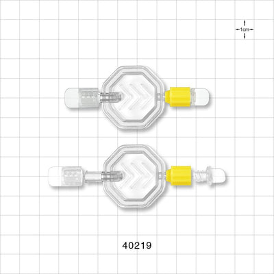 Hydrophilic Filter, NRFit™ Female Inlet, NRFit™ Male Outlet, Non-Vented Caps - 0.2 Micron - 40219