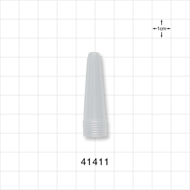 Non-Threaded Cap, Non-Vented, Natural -  - 41411