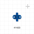 Fixing Wing, Blue - 7 FR Thru Hole (0.091 inch; 2.3 mm) - 41423