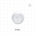 Drip Chamber Cover, One Port - Fits 1.18 inch Diameter Chamber (30 mm); Port 0.26 inch - 0.244 inch ID (6.6 mm - 6.2 mm) - 41441