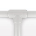 Molded T Component, Liveo™ Pharma-50 Tubing - All Sides: 50A Durometer; 1/4 inch ID x 3/8 inch OD (0.25 inch x 0.375 inch, 6.35 mm x 9.53 mm) x 18 inch length (457.2 mm) - 42042