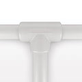 Molded T Component, Liveo™ Pharma-50 Tubing - All Sides: 50A Durometer; 3/8 inch ID x 5/8 inch OD (0.375 inch x 0.625 inch, 9.53 mm x 15.88 mm) x 18 inch length (457.2 mm) - 42043