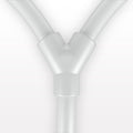 Molded Y Component, Liveo™ Pharma-50 Tubing - All Sides: 50A Durometer; 1/4 inch ID x 3/8 inch OD (0.25 inch x 0.375 inch, 6.35 mm x 9.53 mm) x 18 inch length (457.2 mm) - 42052