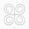 Molded Cross Component, Liveo™ Pharma-50 Tubing - All Sides: 50A Durometer; 1/8 inch ID x 1/4 inch OD (0.125 inch x 0.25 inch, 3.18 mm x 6.35 mm) x 18 inch length (457.2 mm) - 42061