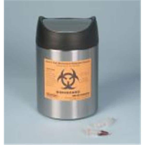 Bel-Art Products -Biohazard Incinerator Carton 8x8x10" Red/White Flap Opening Corrugated Cardboard Biohazard Labeling/Symbol Non-Sterile Disposable 6/Package F132050002