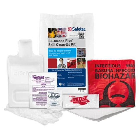 Safetec Of America Inc -EZ-Cleans Plus Biohazard Spill Kit 8-10gal White Non-Sterile Plastic Each, 24 EA/CA SOA 17121