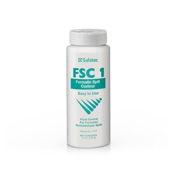 Safetec Of America Inc -FSC-1 Spill Control Solidifier 11oz White Shaker Top Bottle Non-Sterile Absorbent Polymer 12/Case SOA 47101