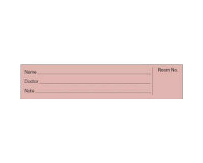 Spine ID Insert Card with Black Print Mauve 5" X 17/16", 100 per Pack |  4266-06