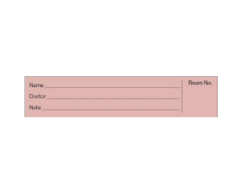 Spine ID Insert Card with Black Print Mauve 5" X 17/16", 100 per Pack |  4266-06