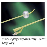 Bard Medical Division Bardex 2-Way Foley Catheter Medium Coude Olive Tip Red Rubber 12Fr 5cc - 0168SI12