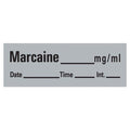 Precision Dynamics Corp. Anesthesia Label Marcaine mg/ml Gray 1/2x500" 333/Rl - AN-64