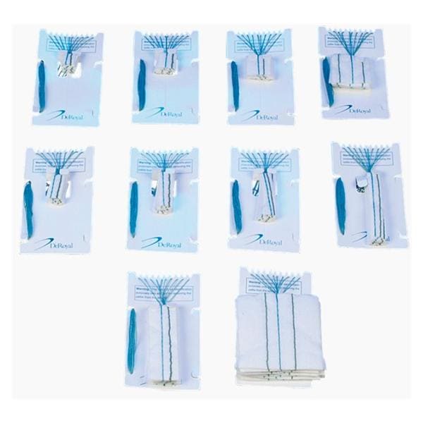Deroyal Industries Inc Rayon Neuro Sponge 1/2x1" Sterile Patties X-Ray Detectable Low Lint LF  - 30-055