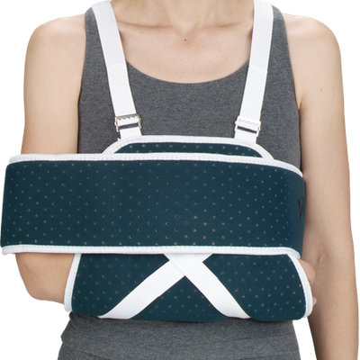 DEROYAL UNIVERSAL FOAM SLING AND SWATHE BARIATRIC (SIZE - UNIVERSAL WITH  X-LONG SWATHE) (PACKAGING - EACH) (SWATHE SIZE - 5” x 58”) (POUCH SIZE - 13” x 19”)
