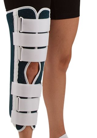 DEROYAL SIZED FOAM KNEE IMMOBILIZER (PACKAGING - EACH)