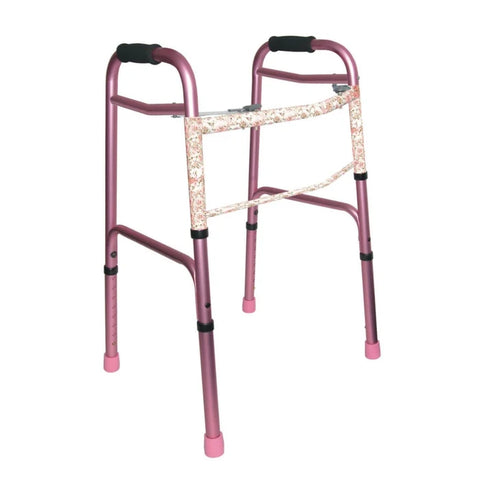 Adjustable Aluminum Walker - Green