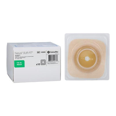 Convatec US SUR-FIT Natura Stomahesive 2-Piece 4x4" Skin Barrier Tan - 125264