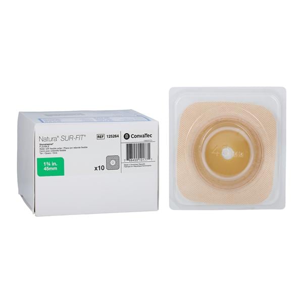 Convatec US SUR-FIT Natura Stomahesive 2-Piece 4x4" Skin Barrier Tan - 125264